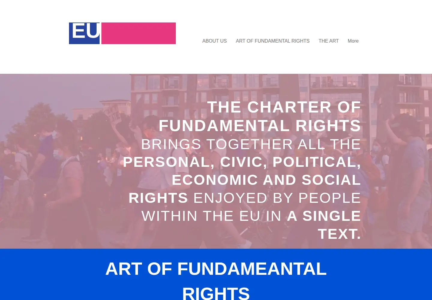 Screenshot of eurights.org