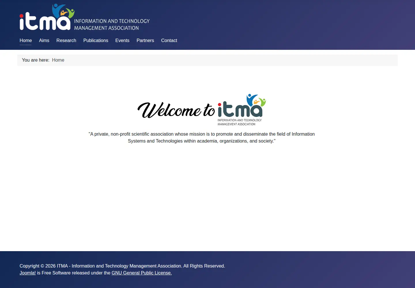 Screenshot of itmas.org