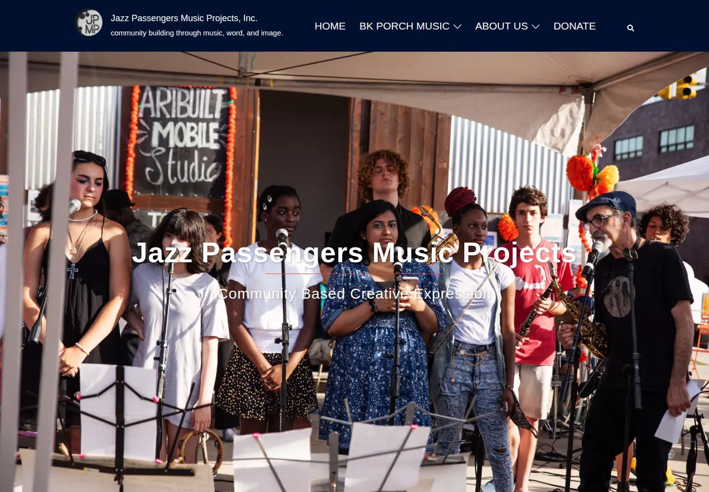 Captured homepage of jpmpinc.org in the current scan