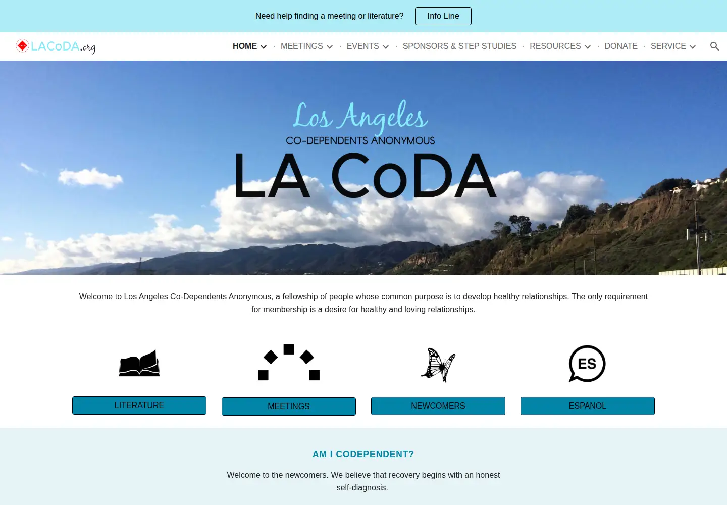 Screenshot of lacoda.org