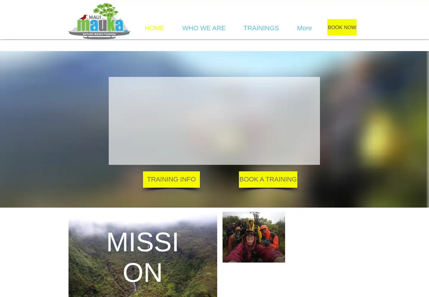 Captured homepage of mauimauka.org in the current scan