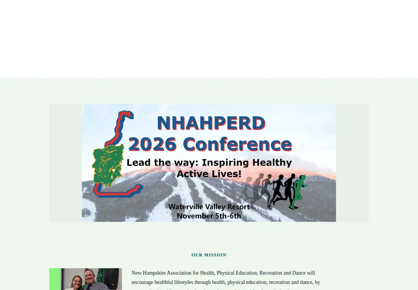 Screenshot of nhahperd.org