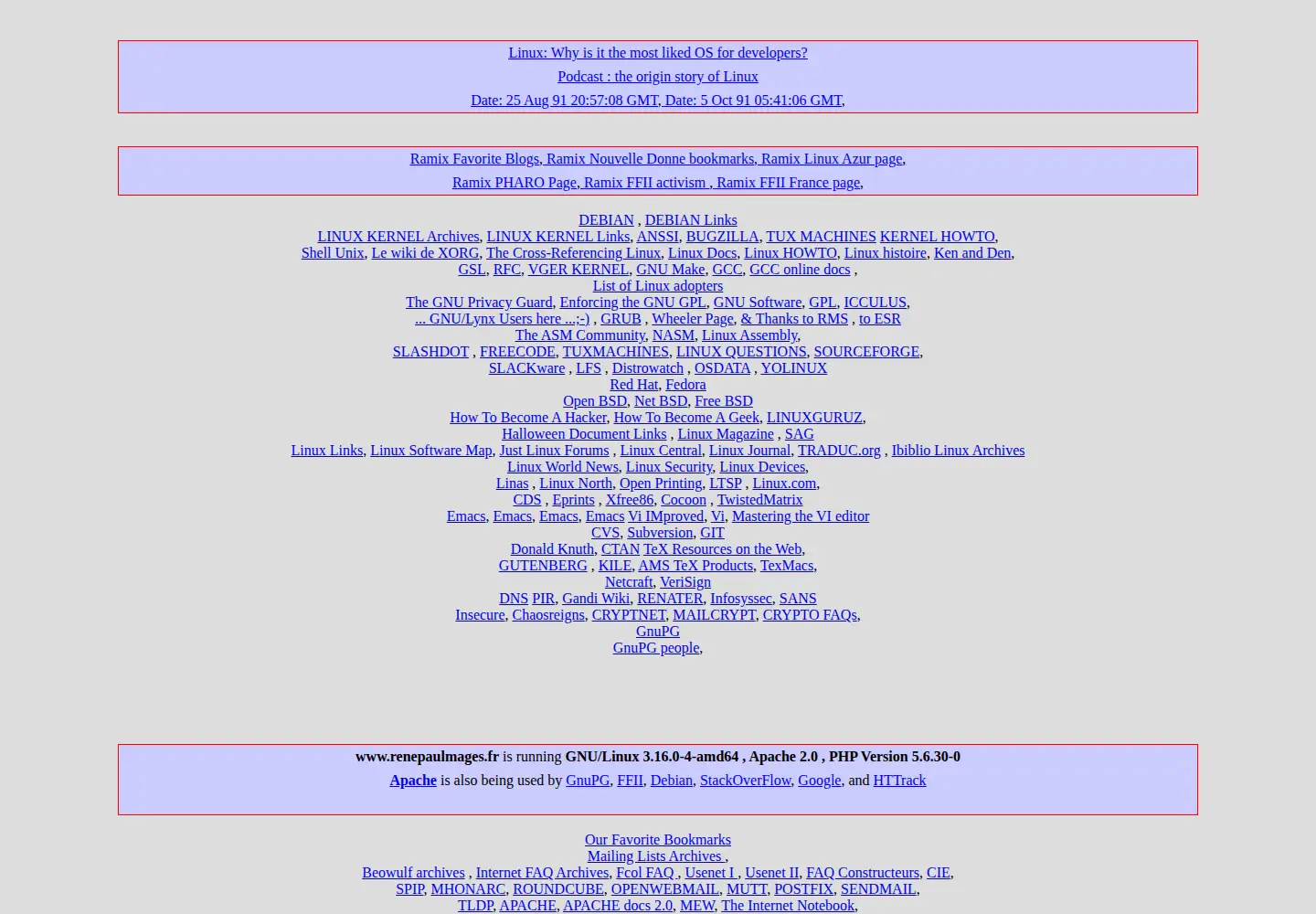 Screenshot of ramix.org