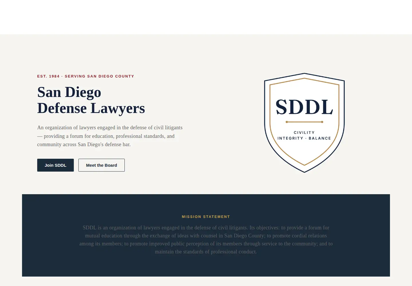 Screenshot of sddl.org