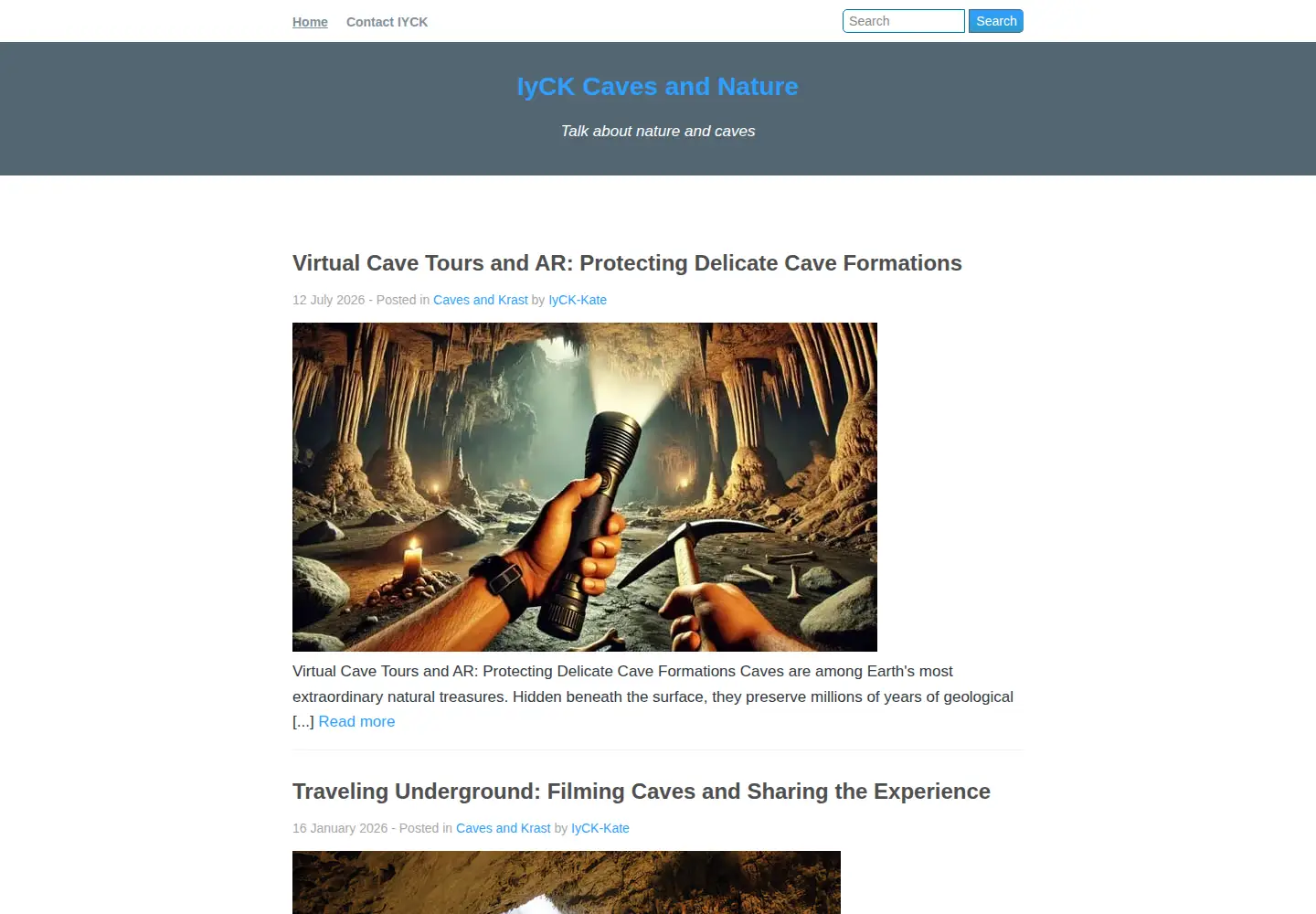 Screenshot of iyck2021.org