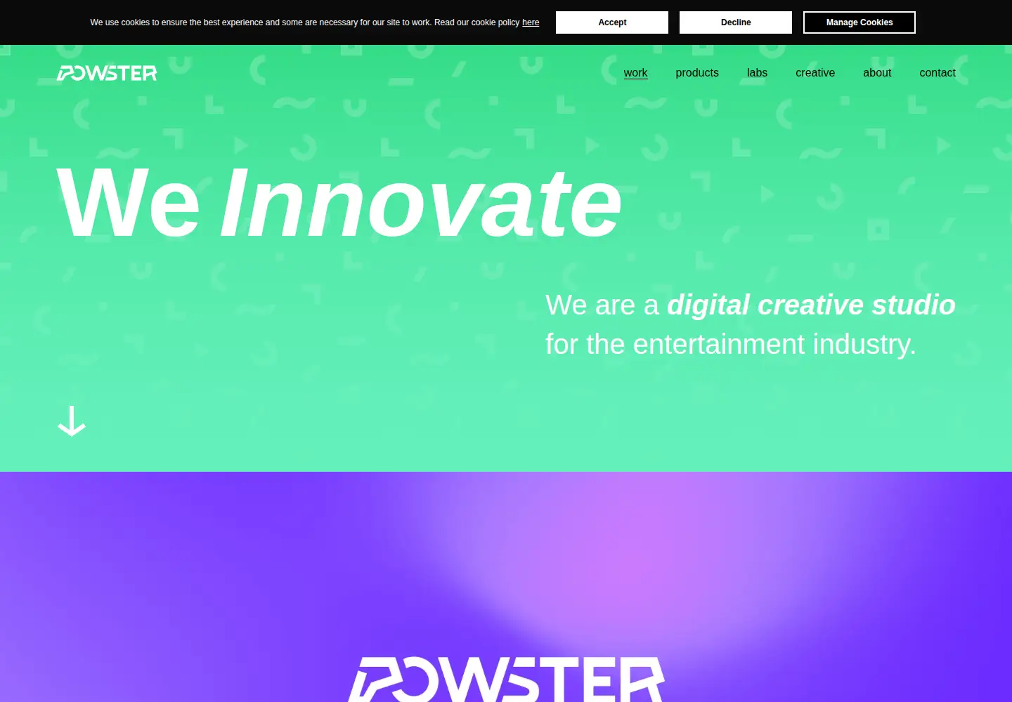Screenshot of powster.com