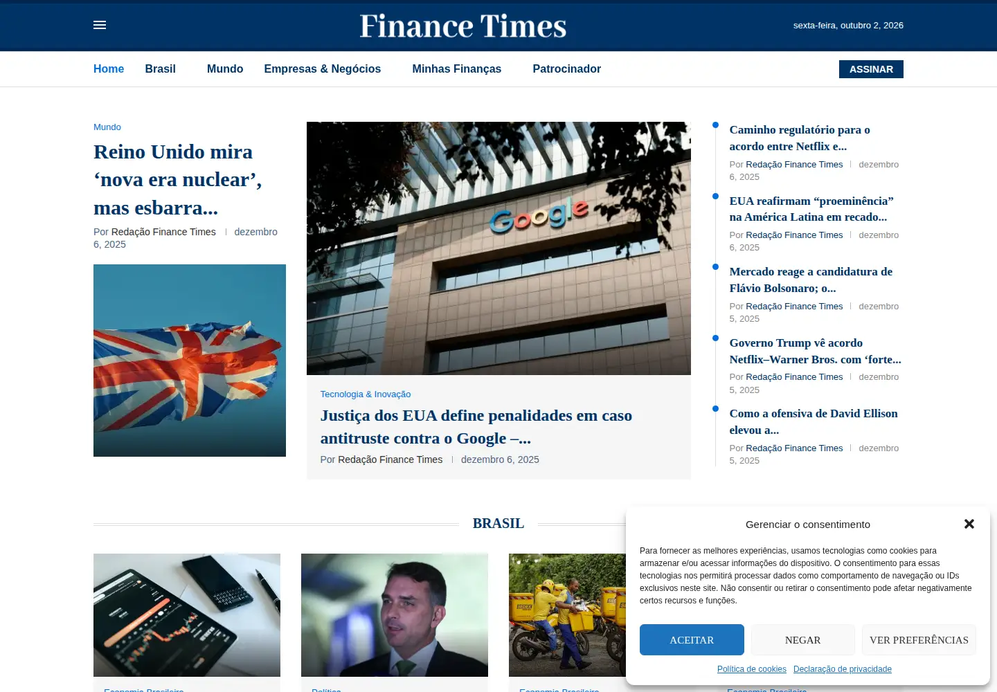 Screenshot of ft.app.br