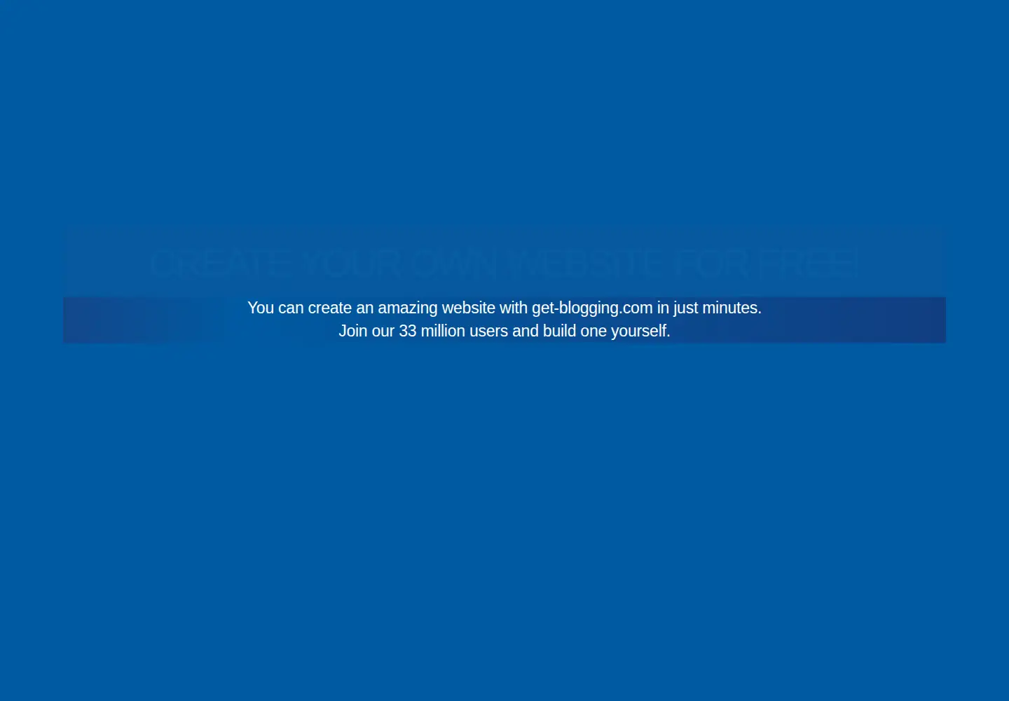 Screenshot of get-blogging.com
