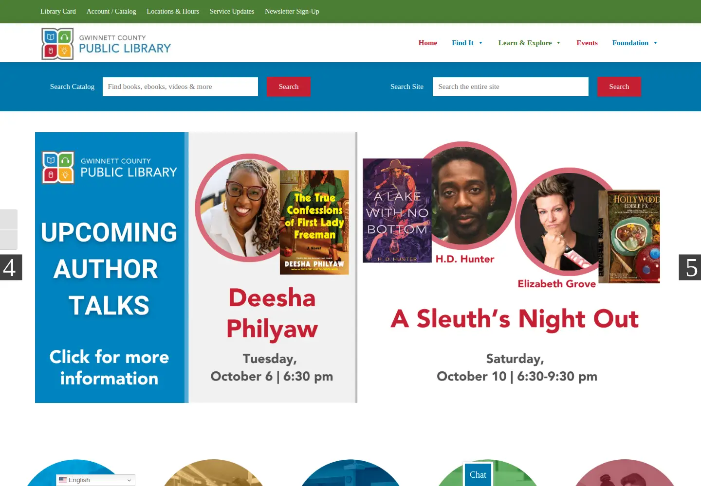 Screenshot of gwinnettpl.org