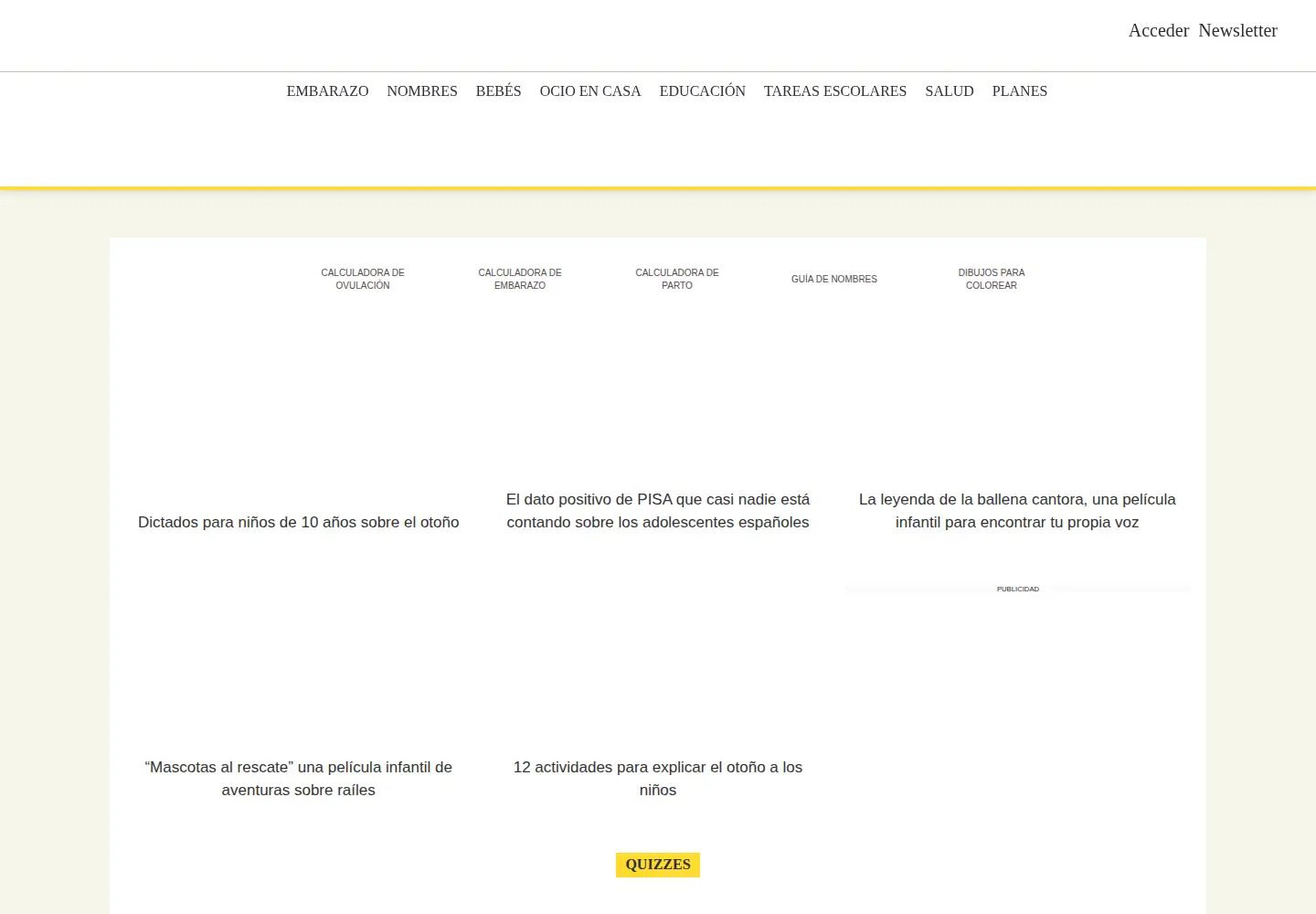 Screenshot of conmishijos.com