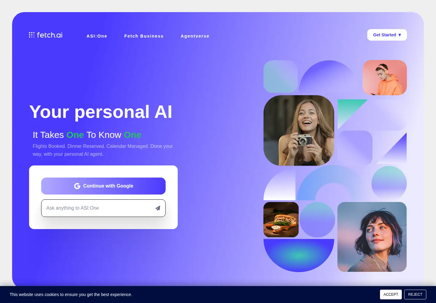 Screenshot of fetch.ai