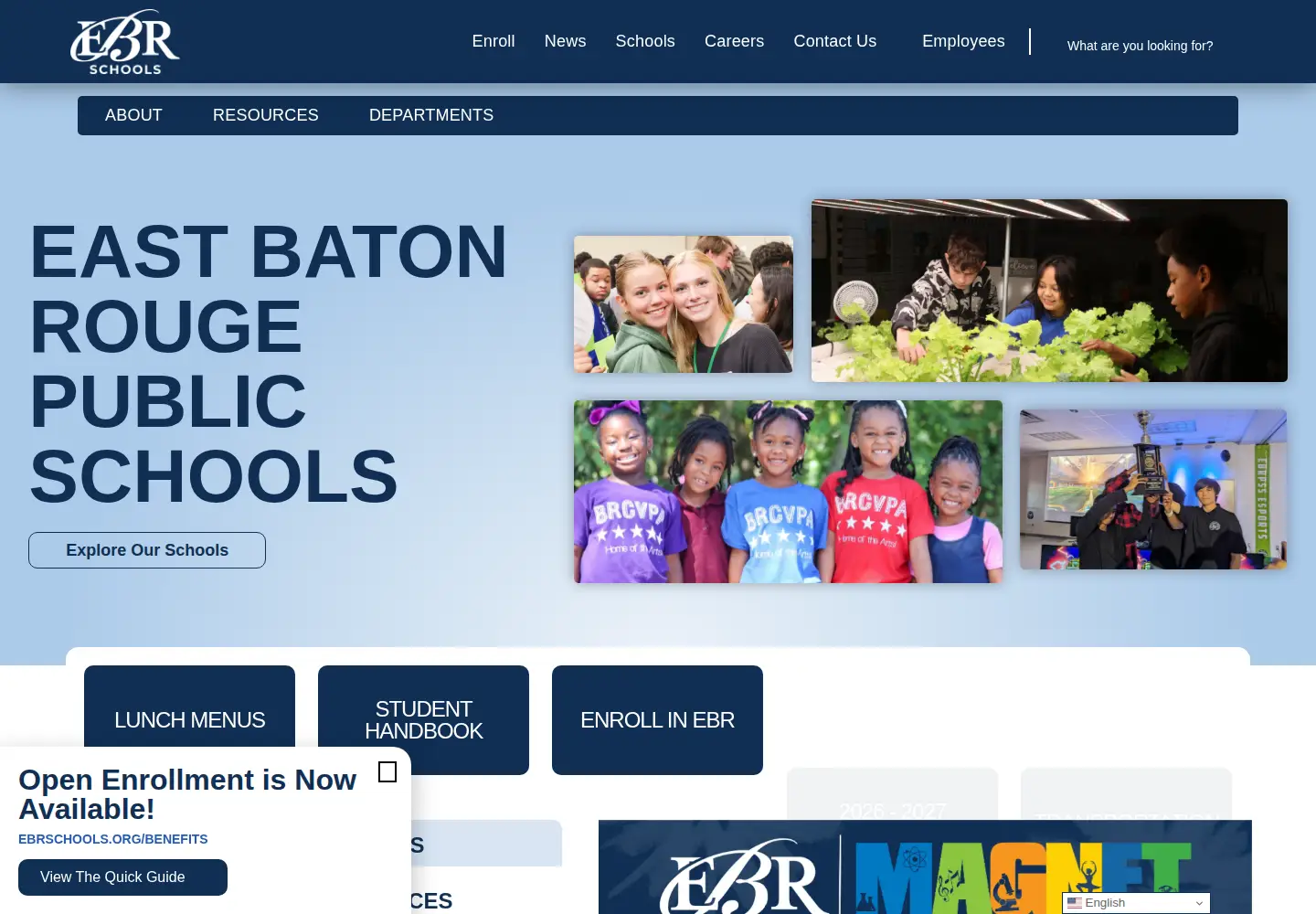 Screenshot of ebrschools.org