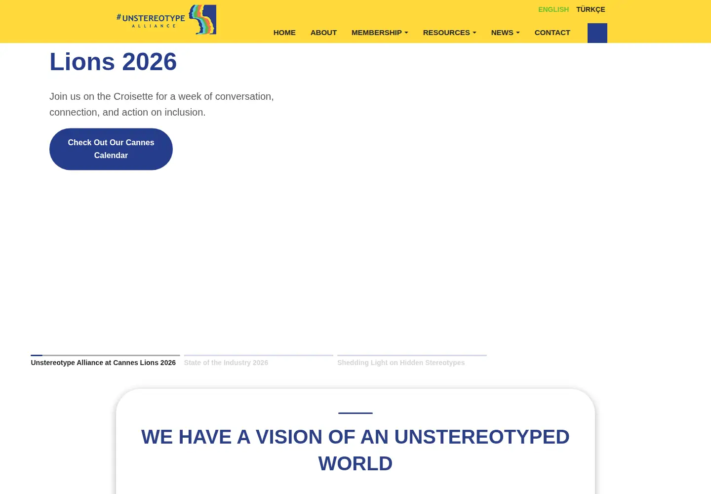 Screenshot of unstereotypealliance.org