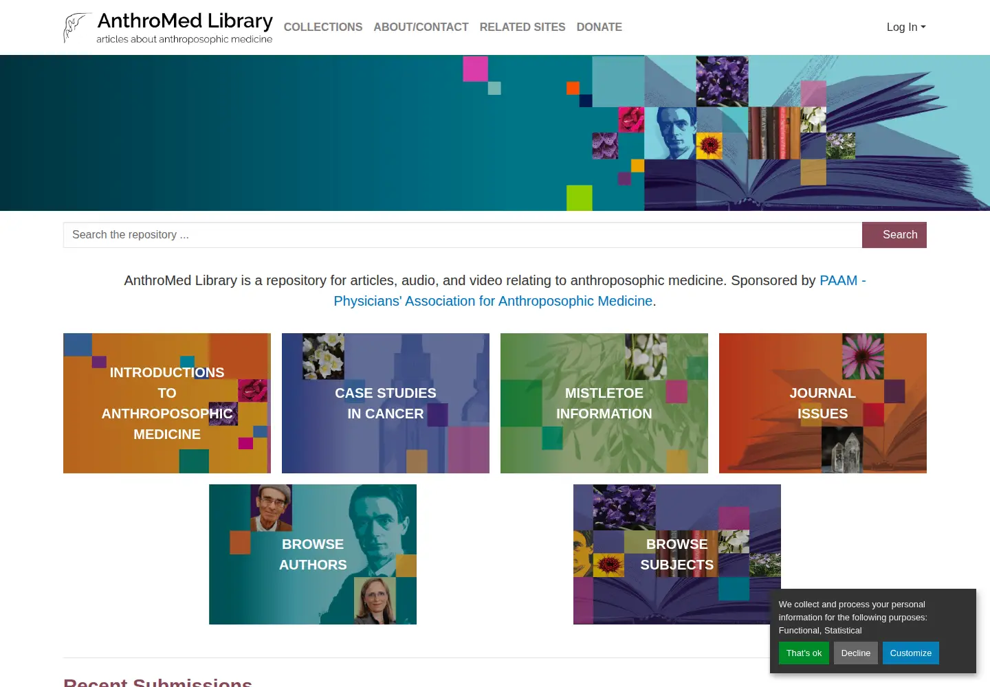 Screenshot of anthromed.org