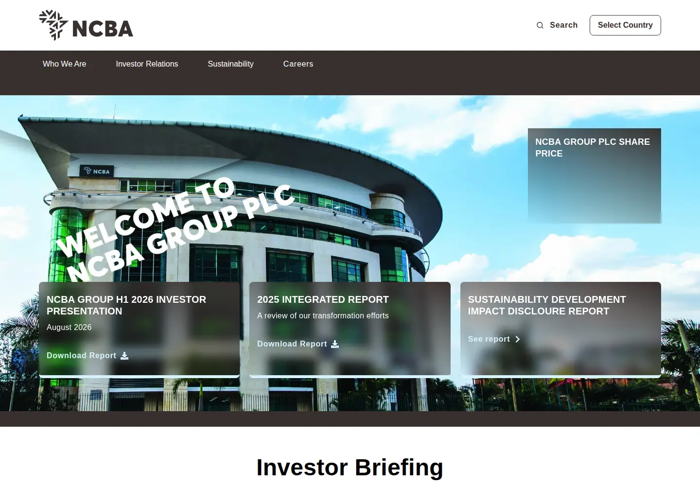 Screenshot of ncbagroup.com