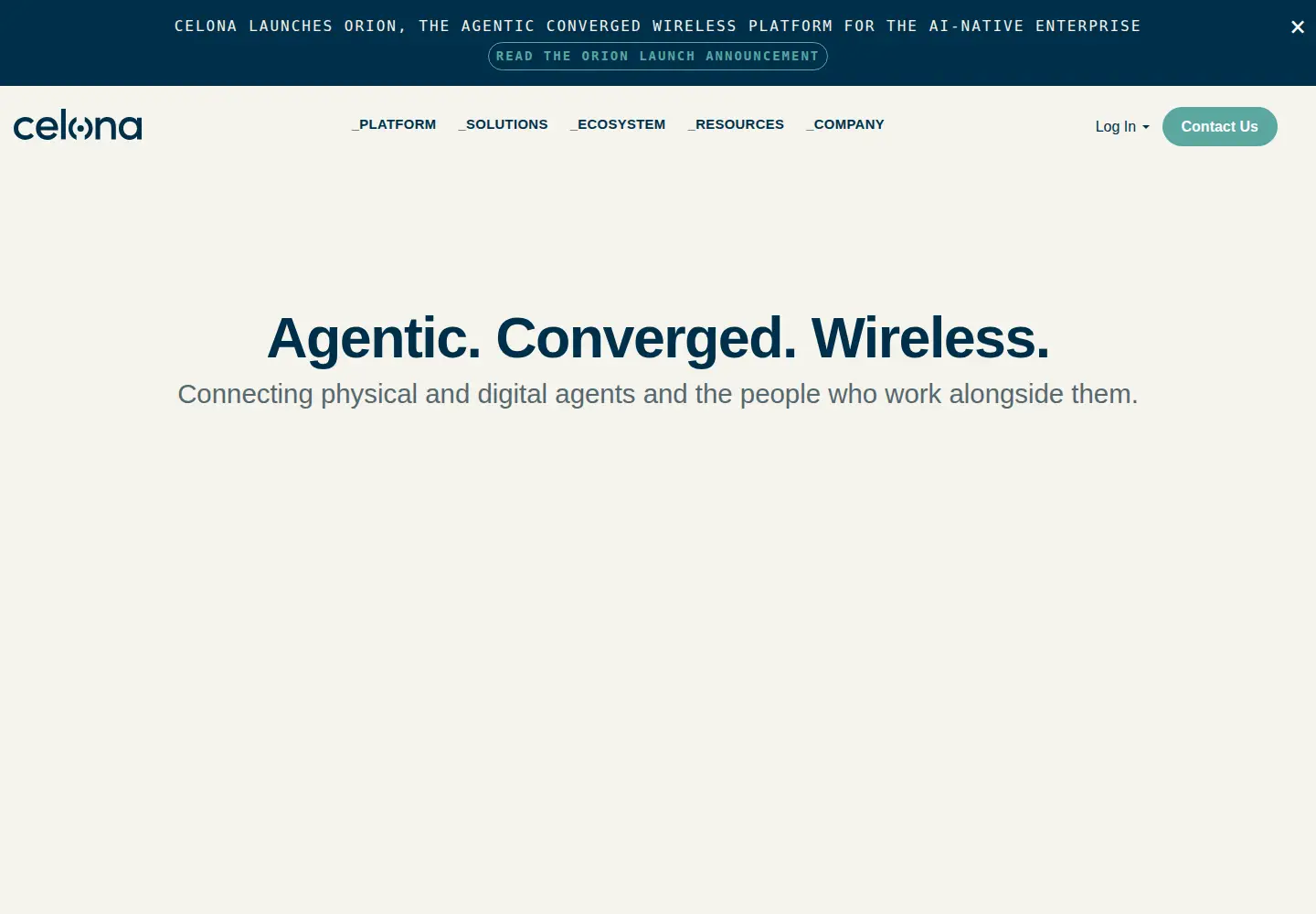 Screenshot of celona.io