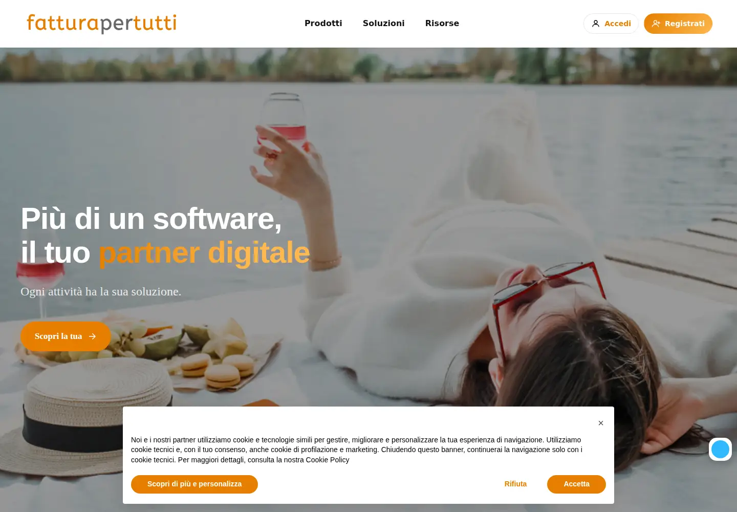 Screenshot of fatturapertutti.it