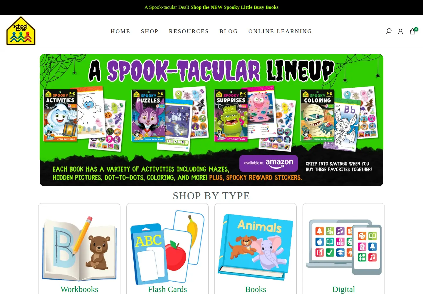 Screenshot of schoolzone.com