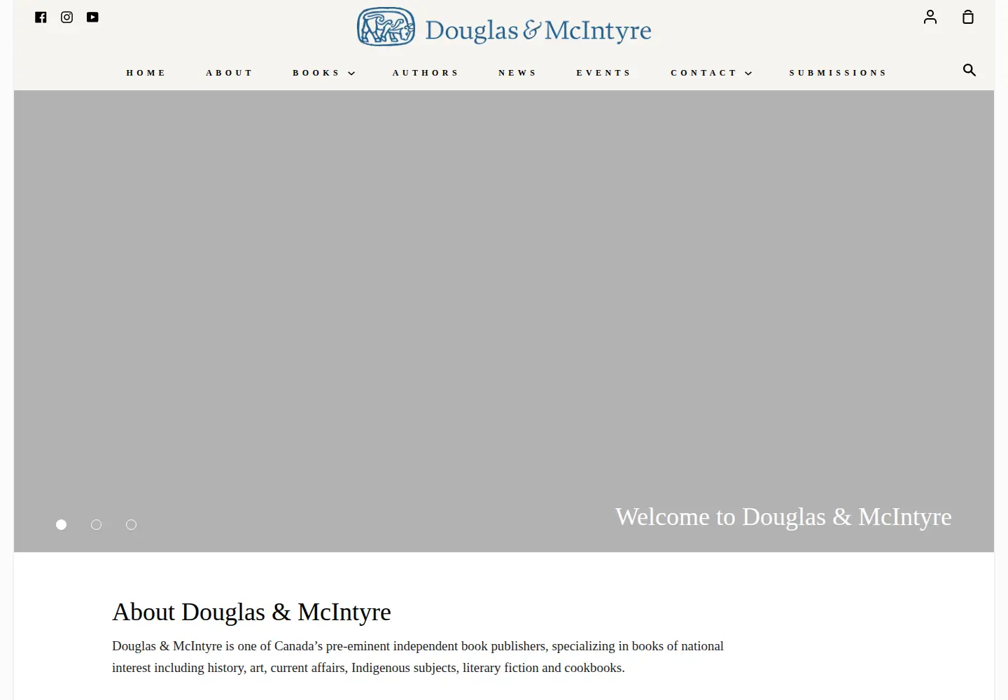 Screenshot of douglas-mcintyre.com