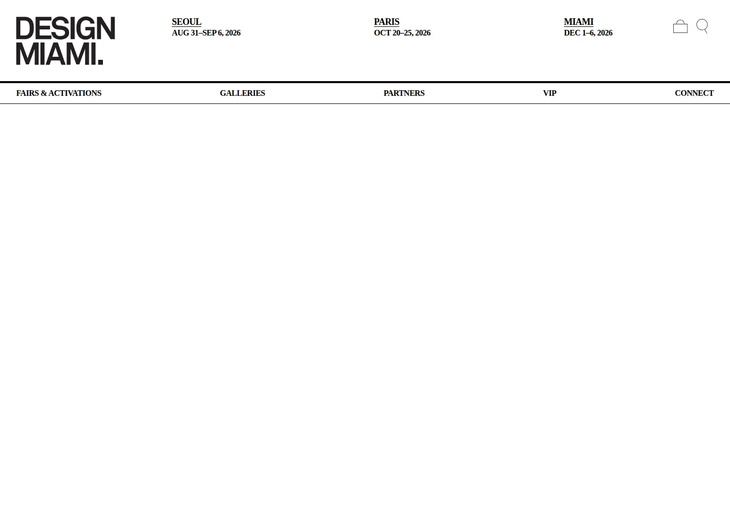 Screenshot of designmiami.com