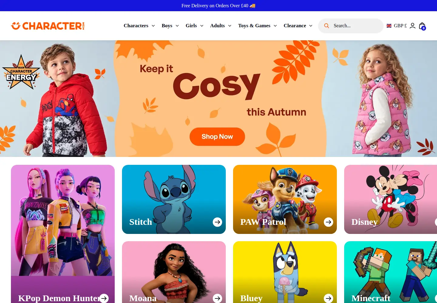 Screenshot of character.com