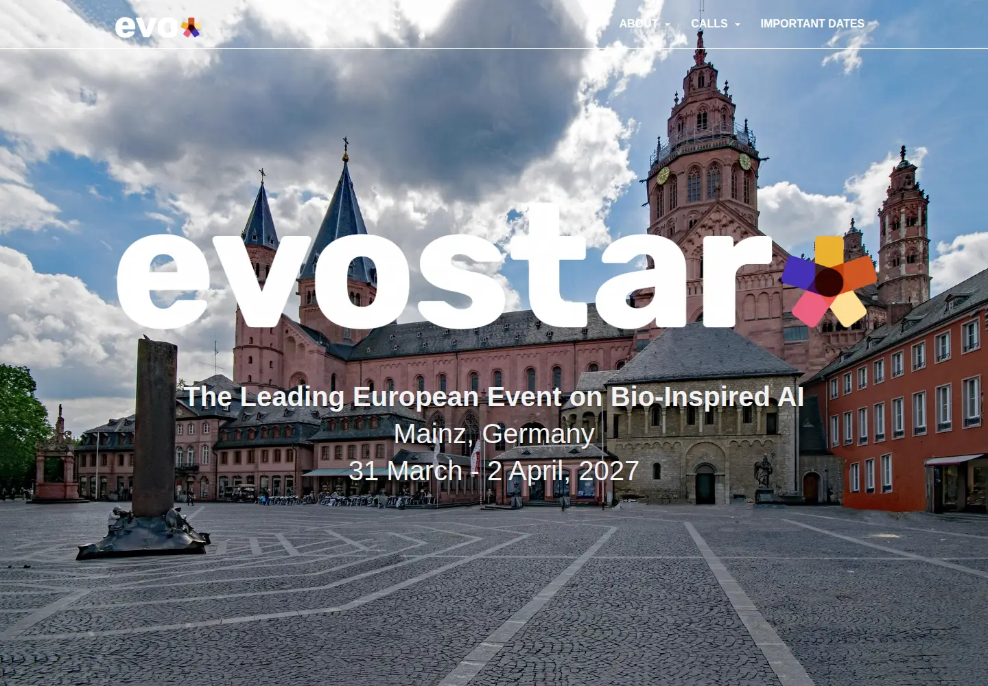 Screenshot of evostar.org