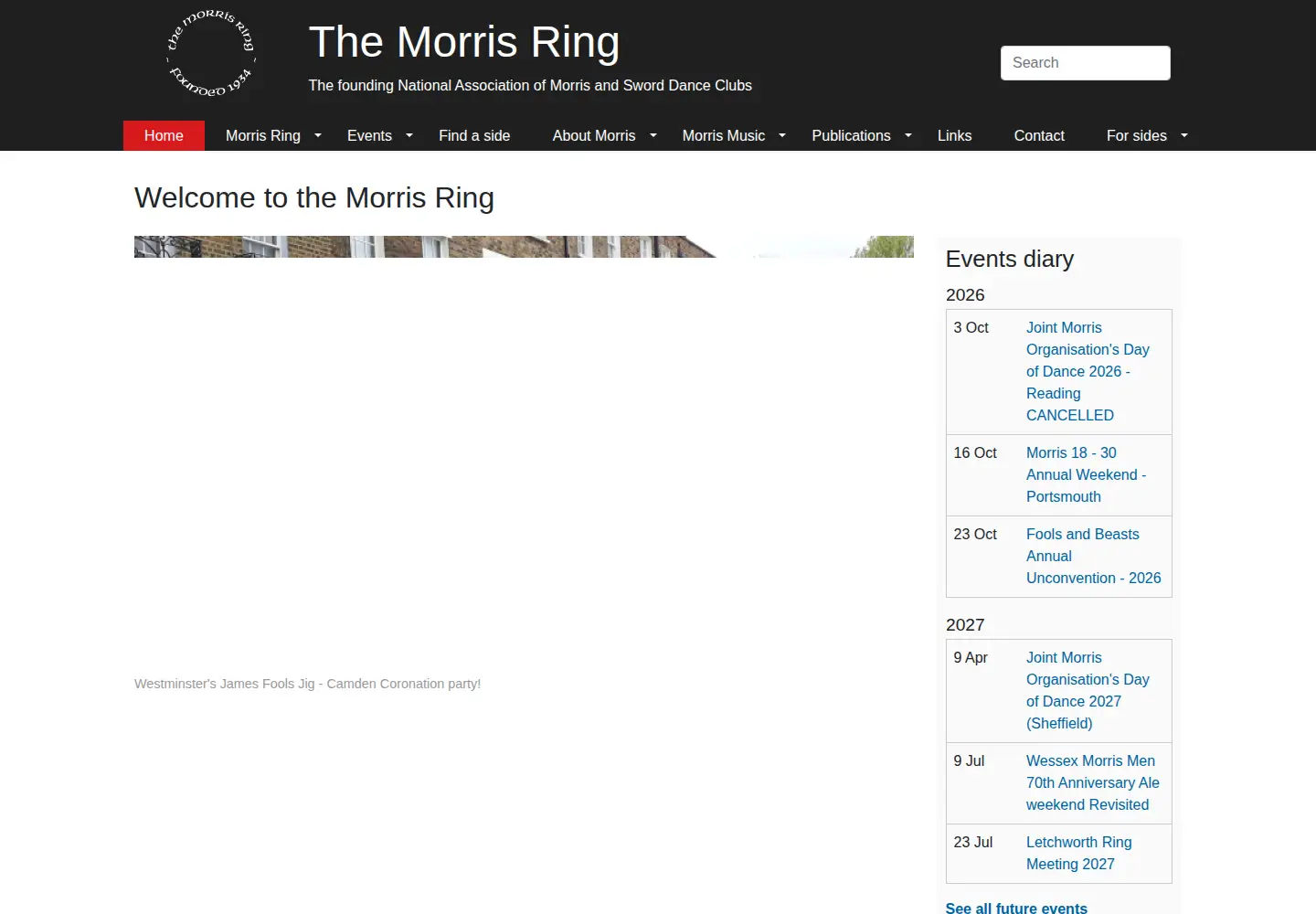 Screenshot of themorrisring.org