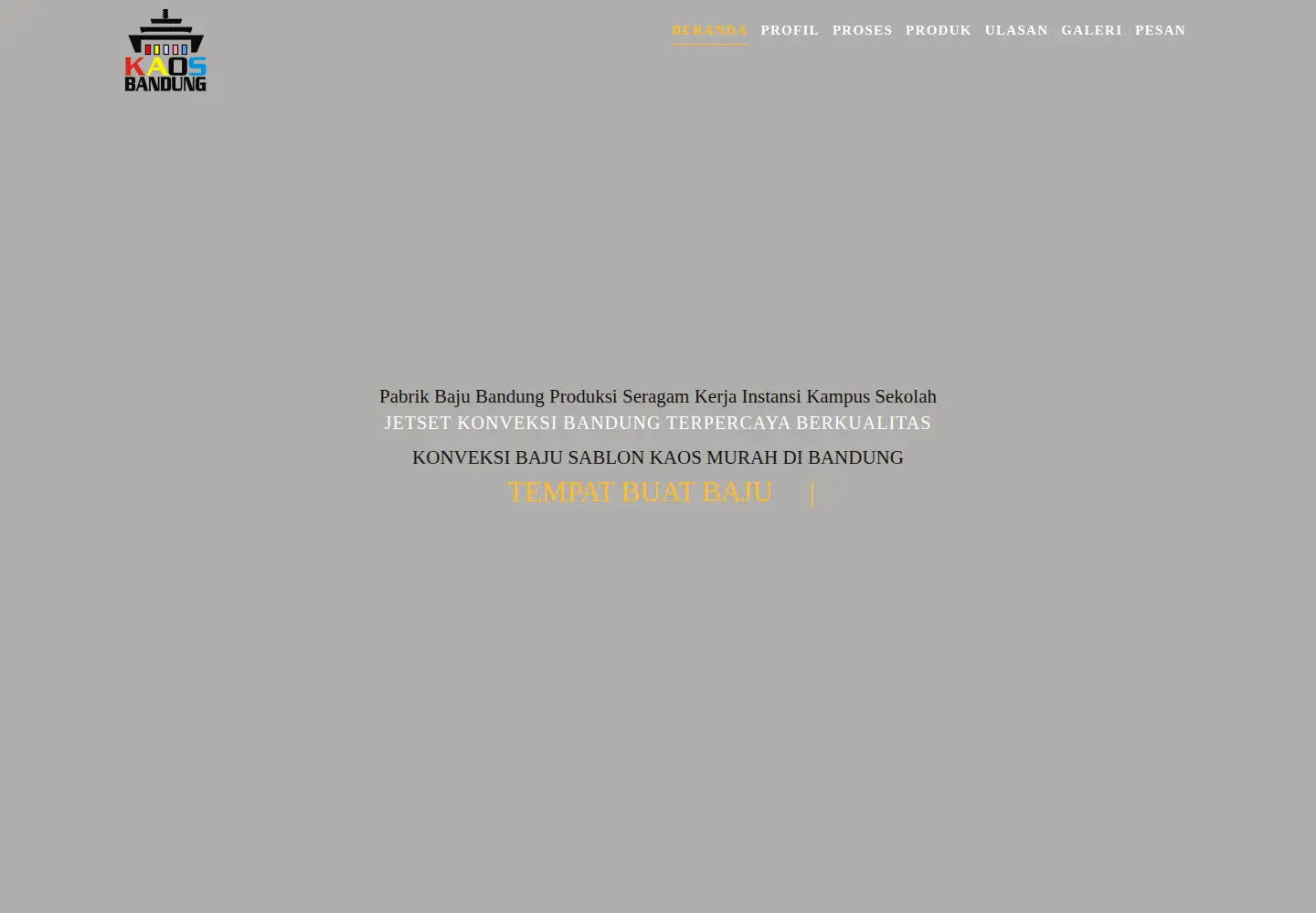 Screenshot of kaos-bandung.com