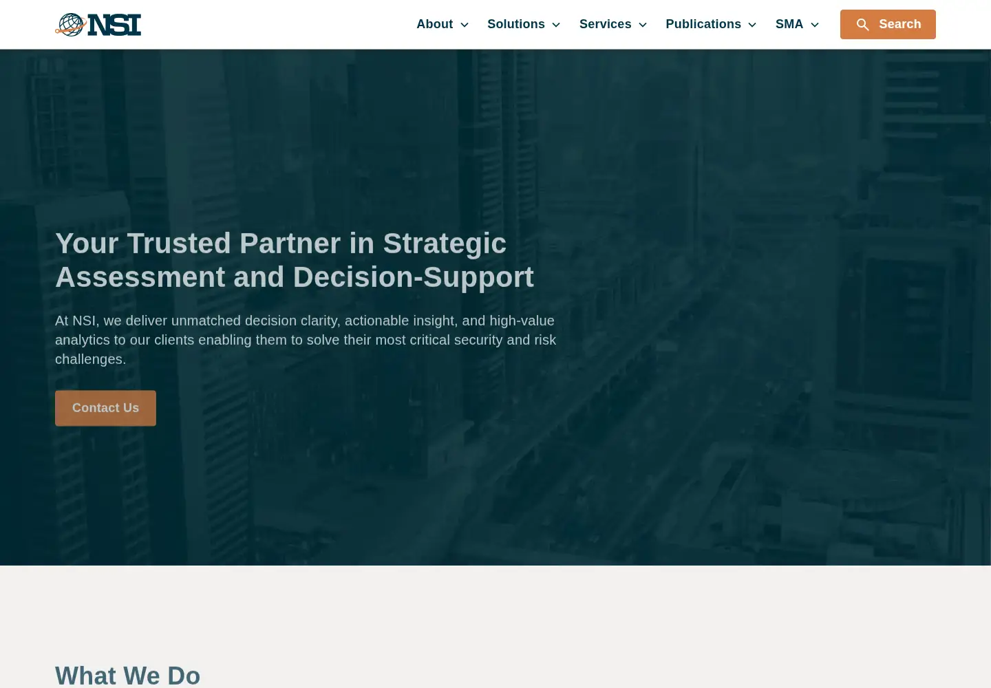 Screenshot of nsiteam.com