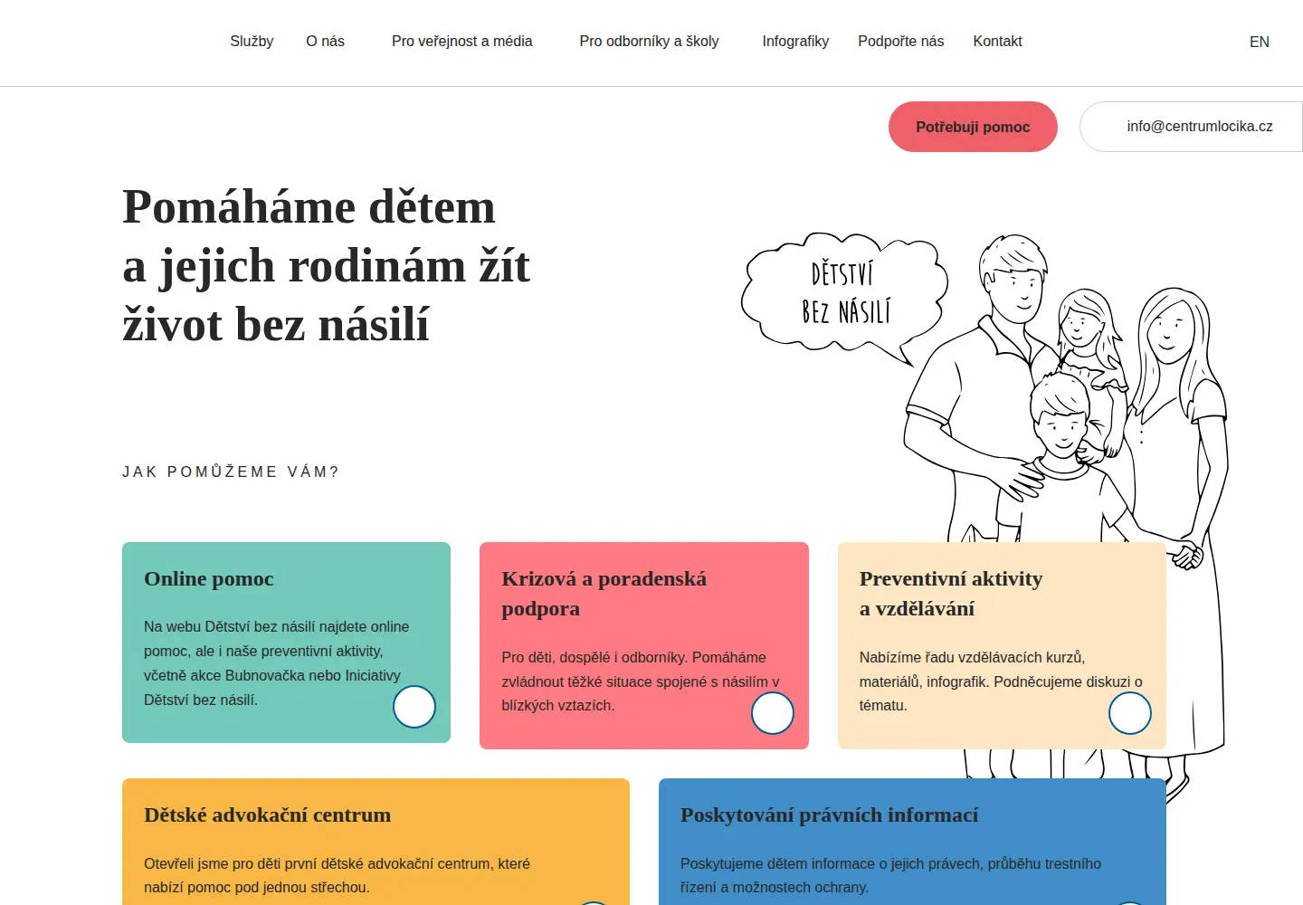 Screenshot of centrumlocika.cz