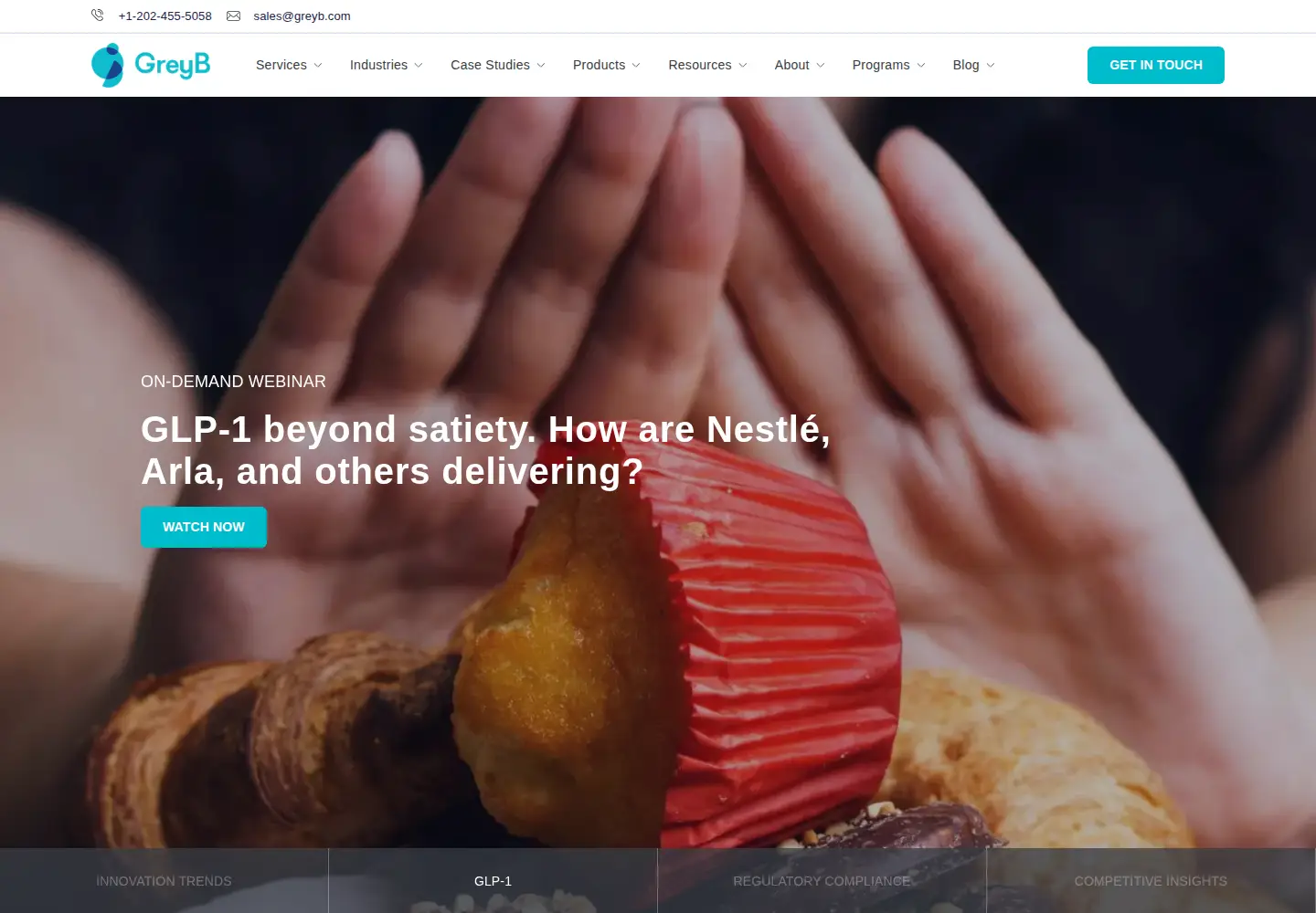 Screenshot of greyb.com