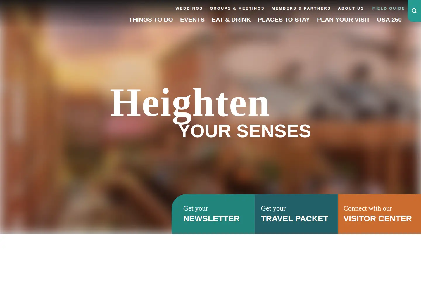 Screenshot of visitfrederick.org