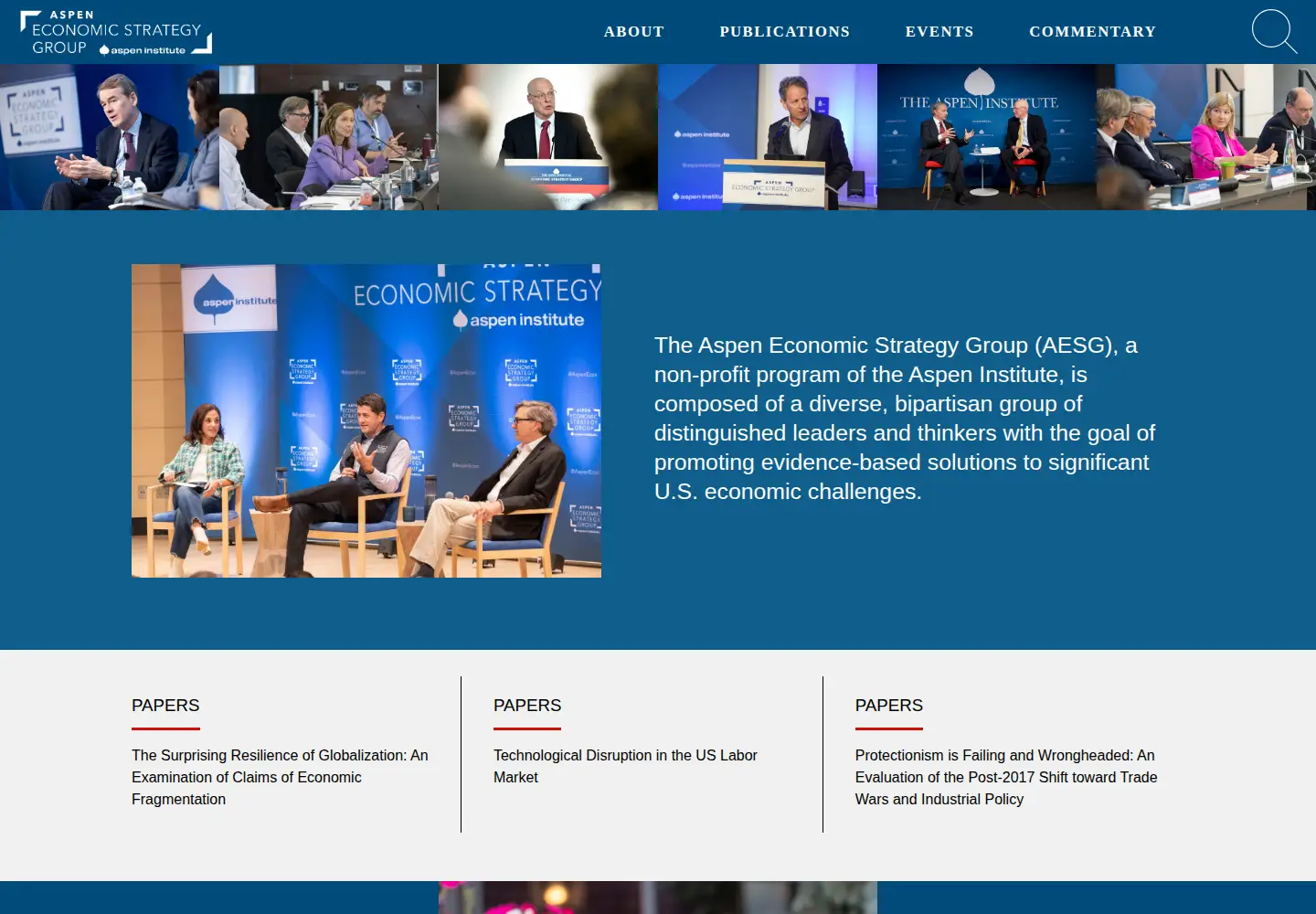 Screenshot of economicstrategygroup.org