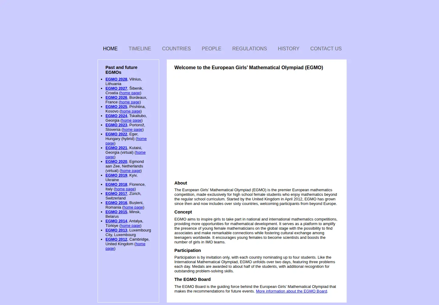 Screenshot of egmo.org