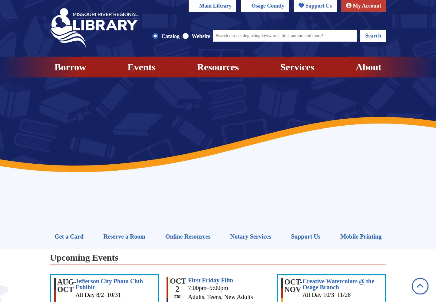 Screenshot of mrrl.org