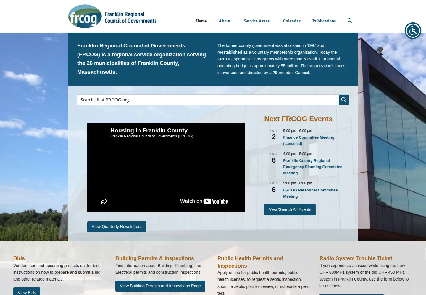 Screenshot of frcog.org