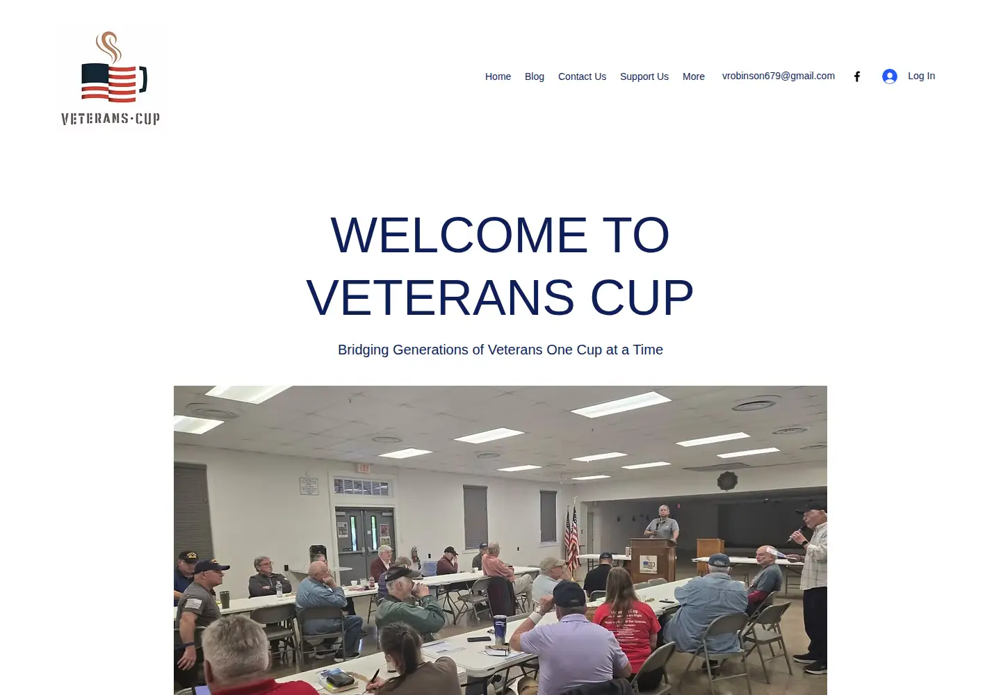 Screenshot of veteranscup.org