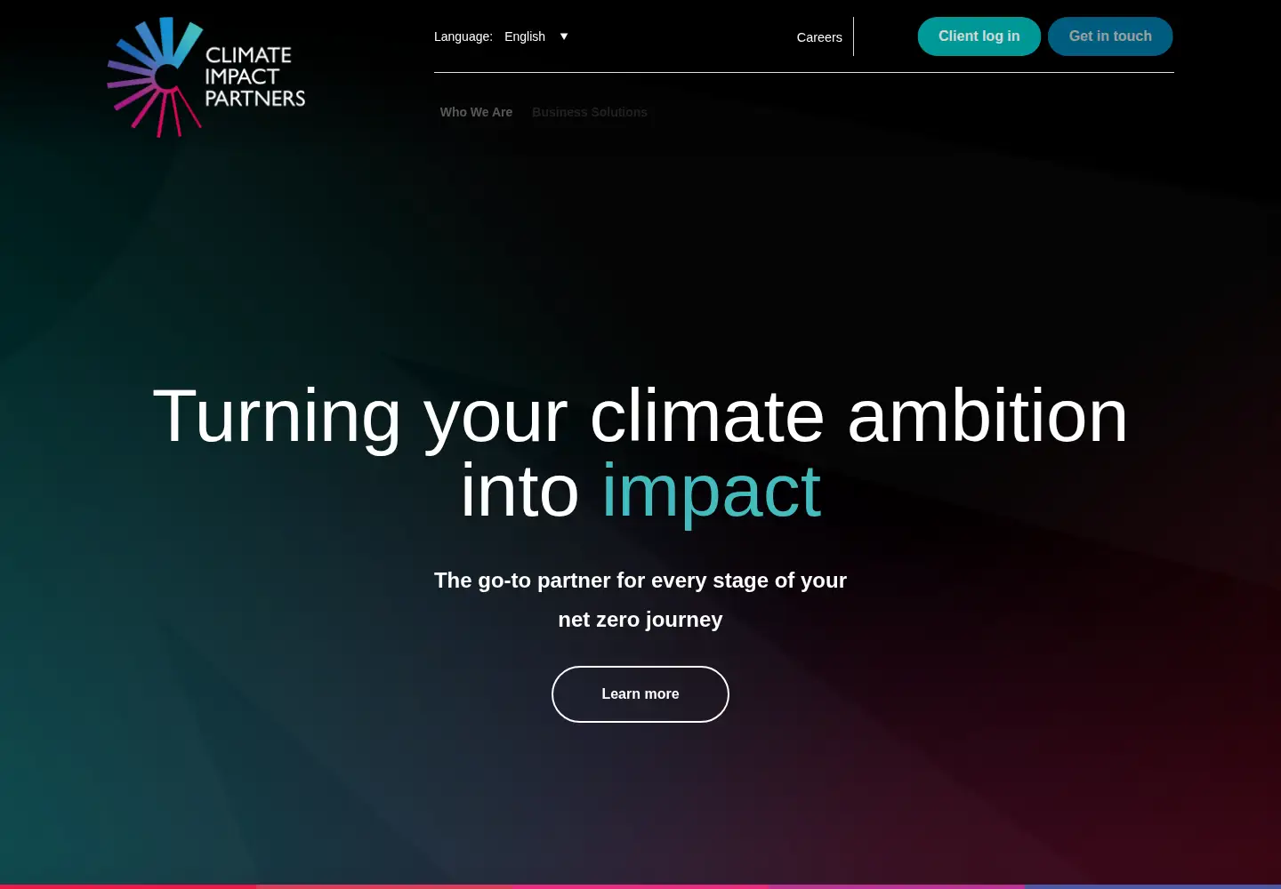 Screenshot of climatecare.org