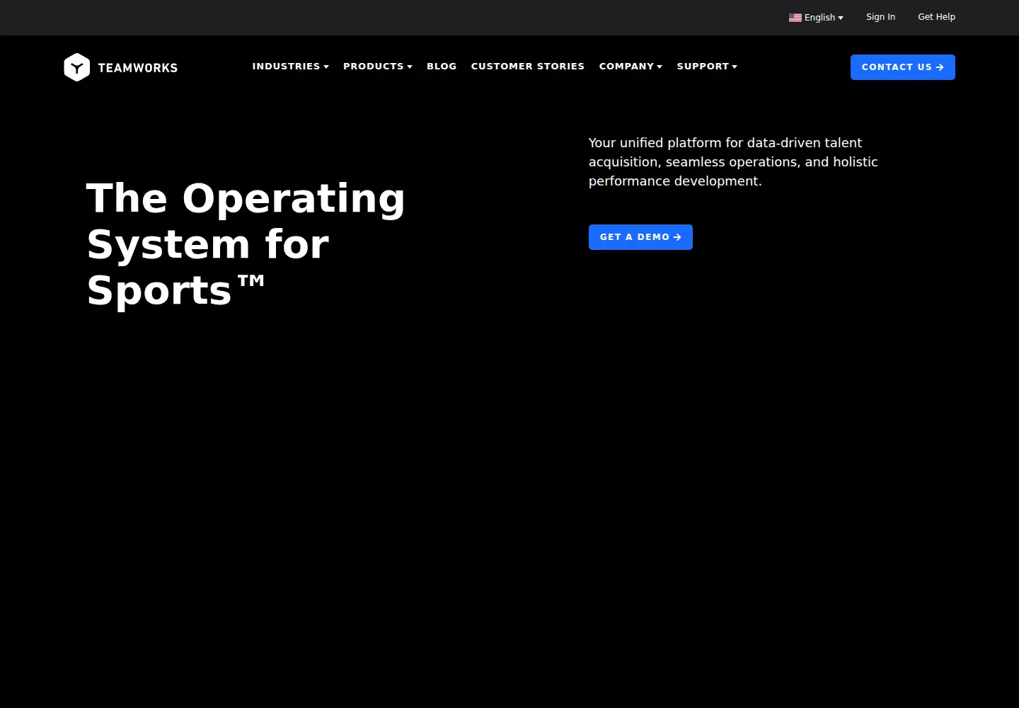 Screenshot of teamworks.com