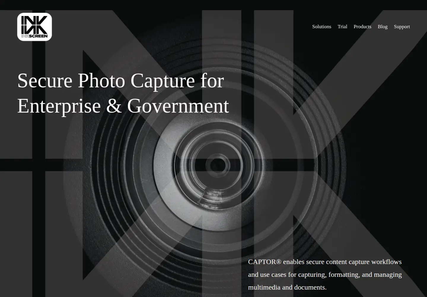Screenshot of inkscreen.com