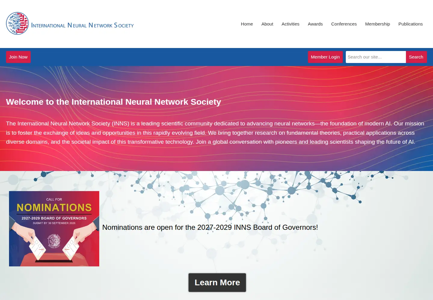 Screenshot of inns.org