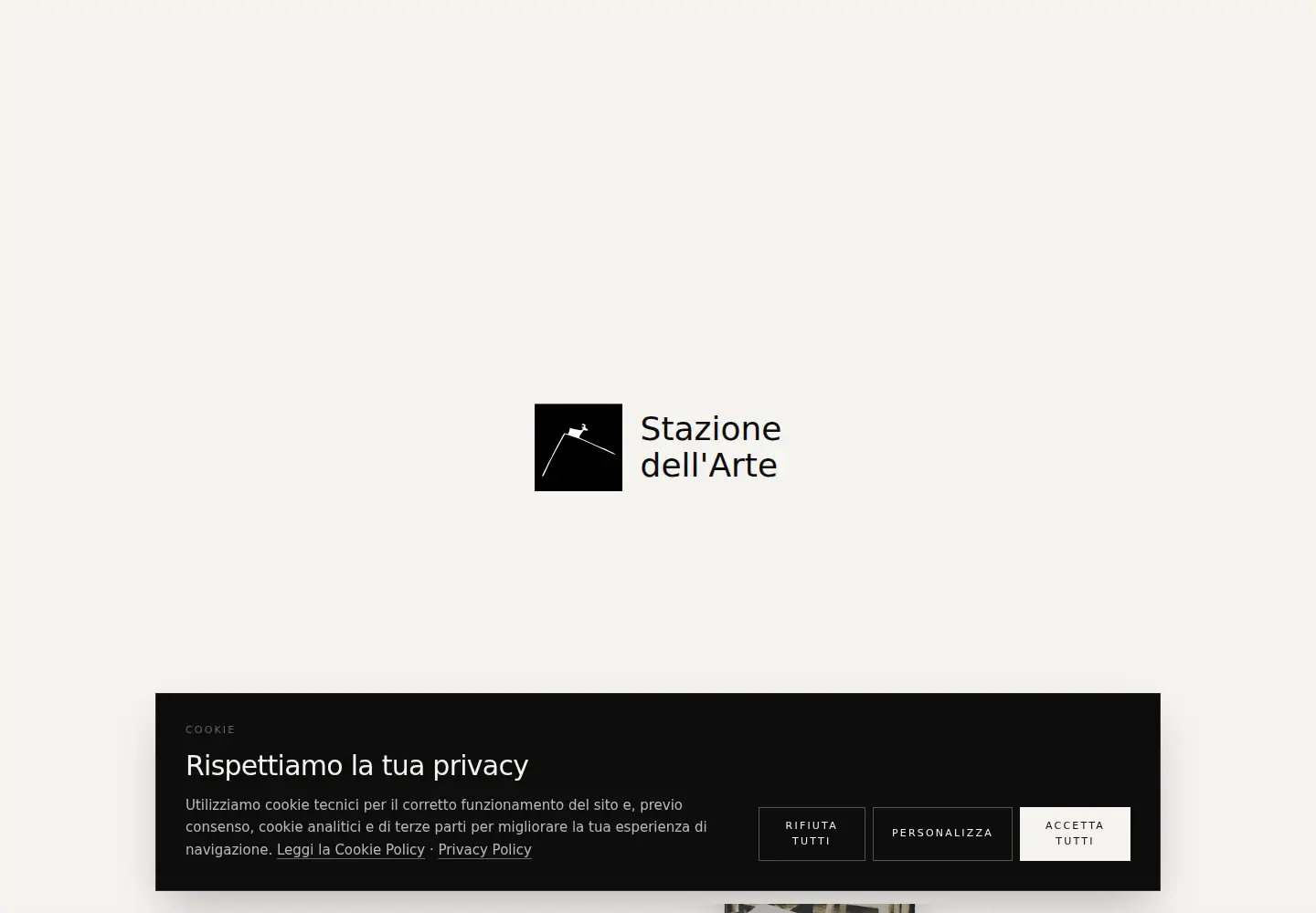 Screenshot of stazionedellarte.com