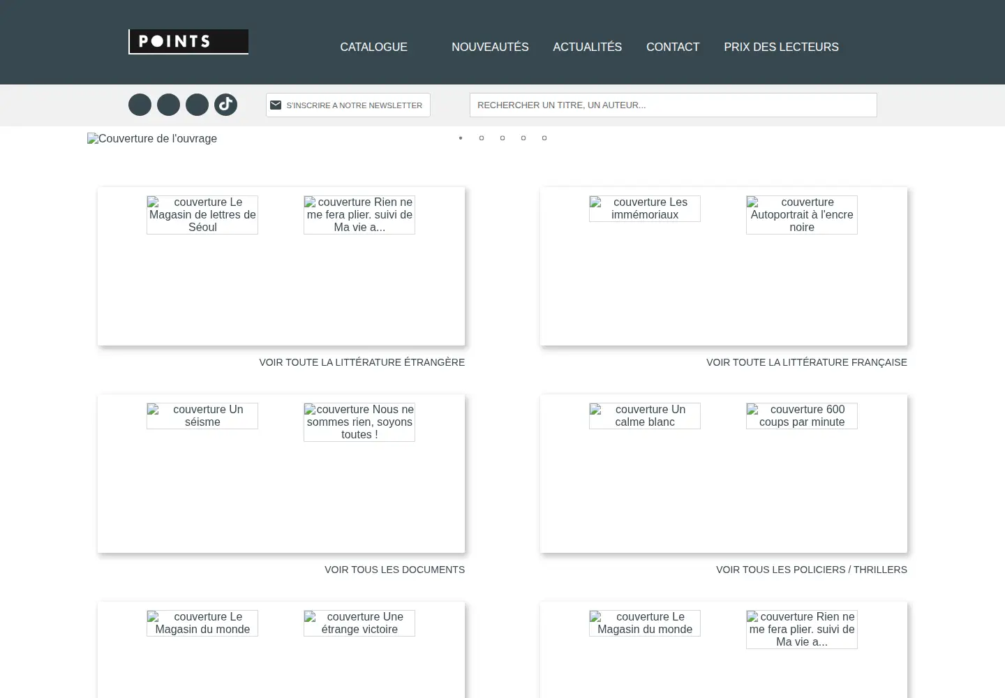 Screenshot of editionspoints.com
