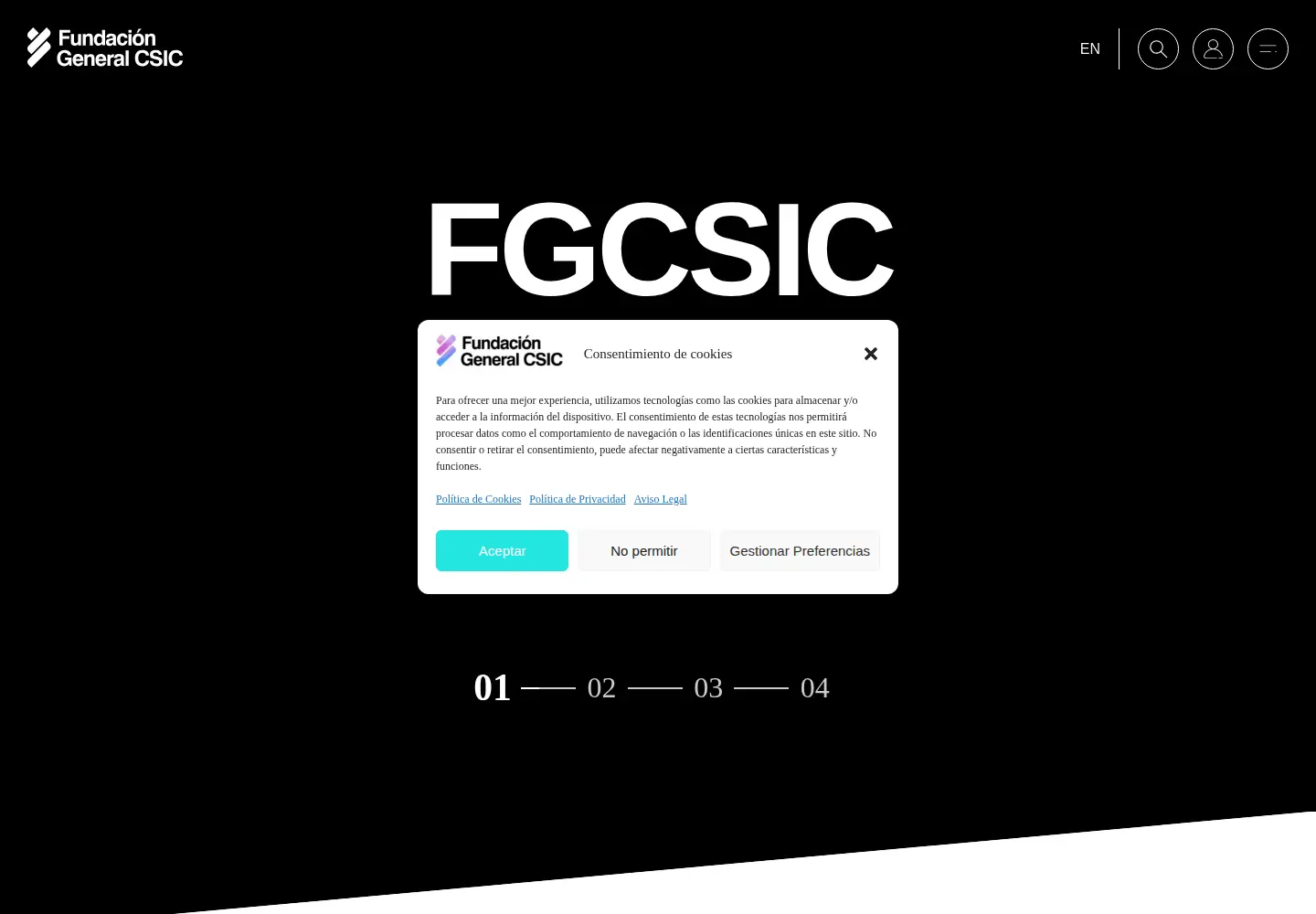Screenshot of fgcsic.es