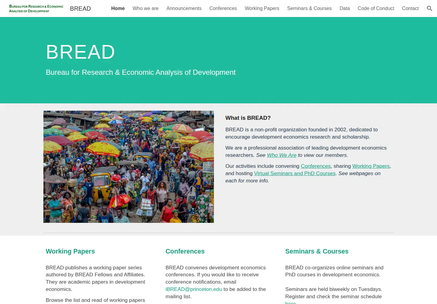 Screenshot of ibread.org