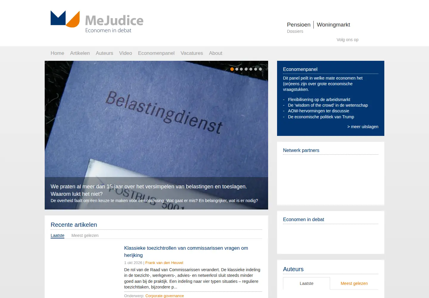 Screenshot of mejudice.nl