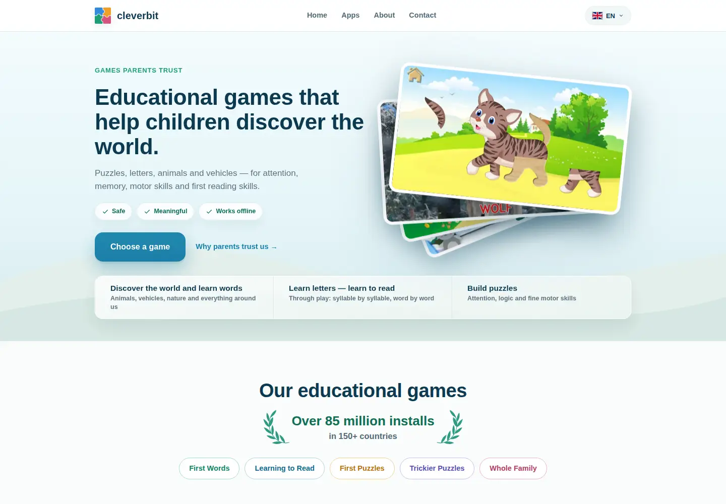 Screenshot of cleverbit.net