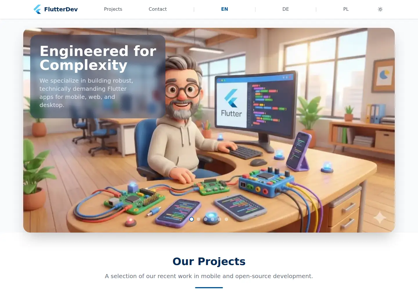 Screenshot of flutterdev.app