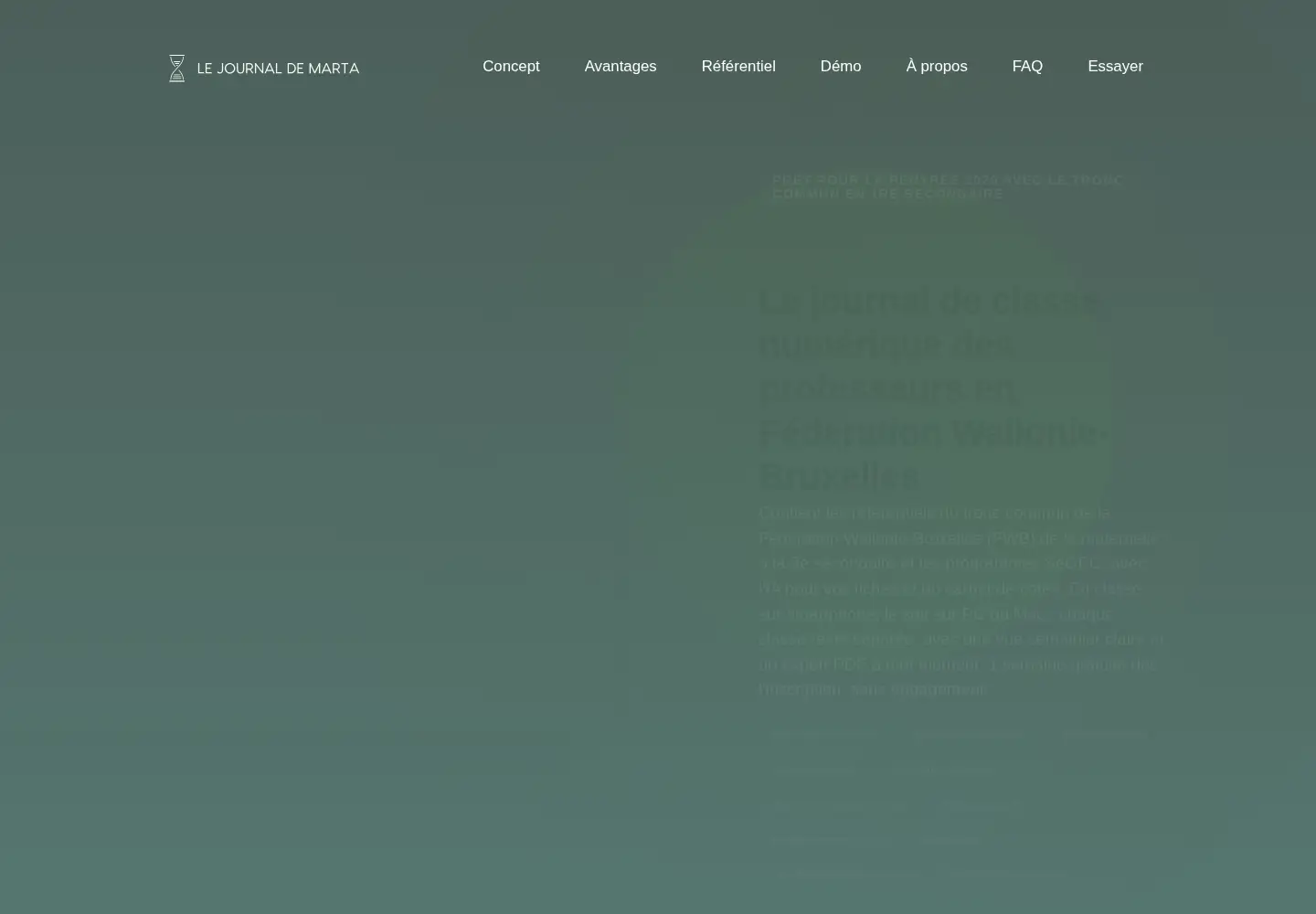Screenshot of lejournaldemarta.be