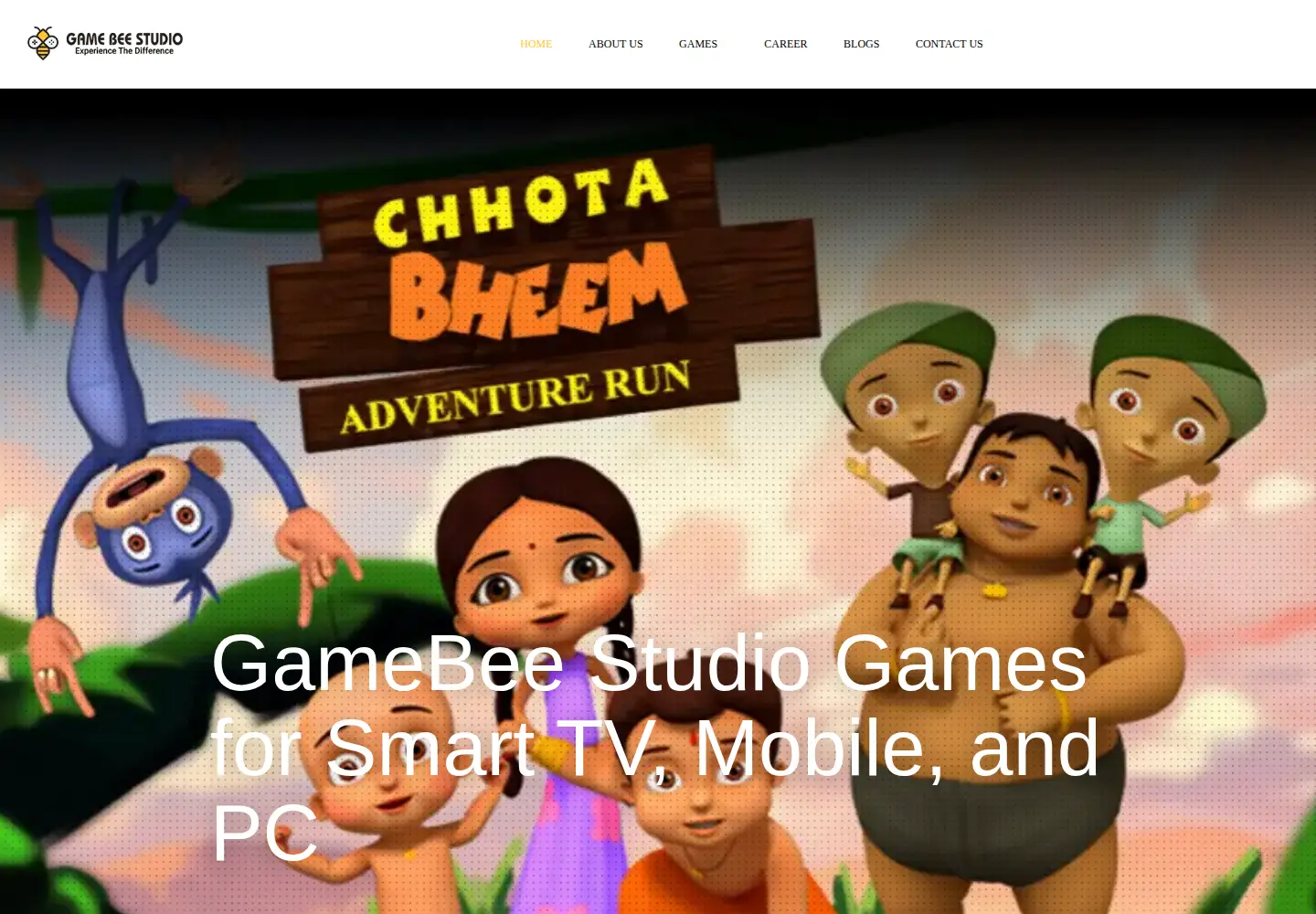 Screenshot of gamebeestudio.com
